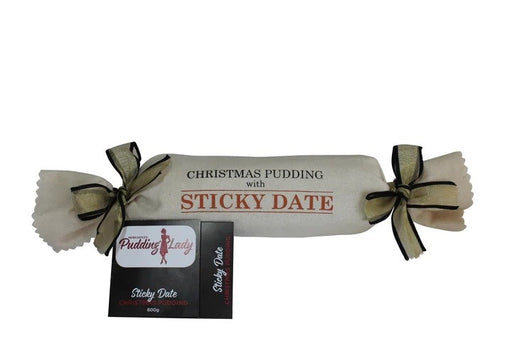 Pudding Lady Christmas Pudding Sticky Date 800g - Log - Kitchen Antics