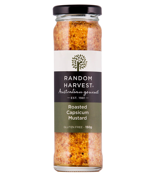 Random Harvest Roasted Capsicum Mustard 150gm - Kitchen Antics