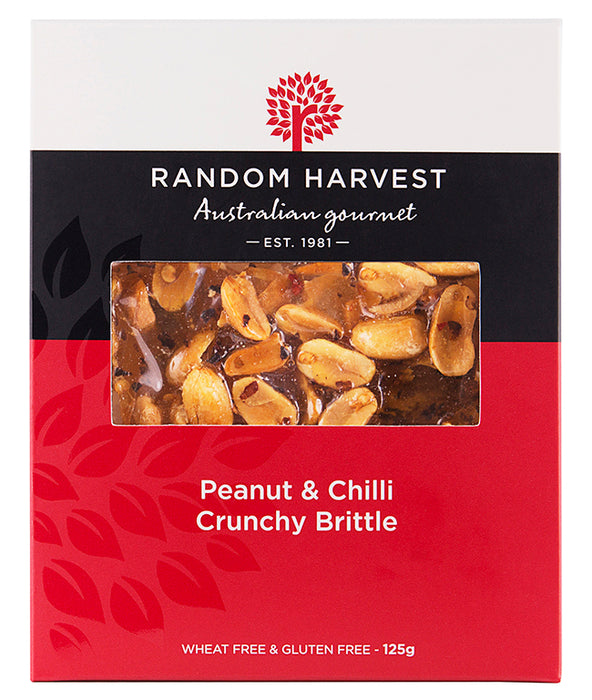 Random Harvest Peanut Brittle & Chilli 125gm - Kitchen Antics