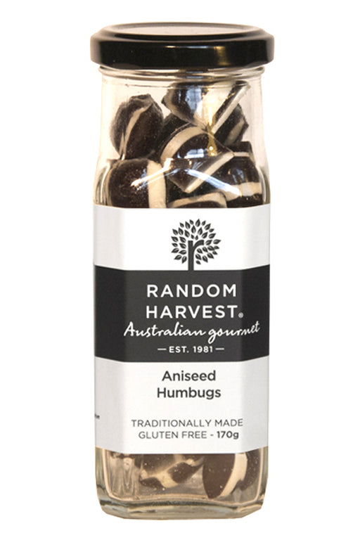 Random Harvest Aniseed Humbugs 170gm - Kitchen Antics