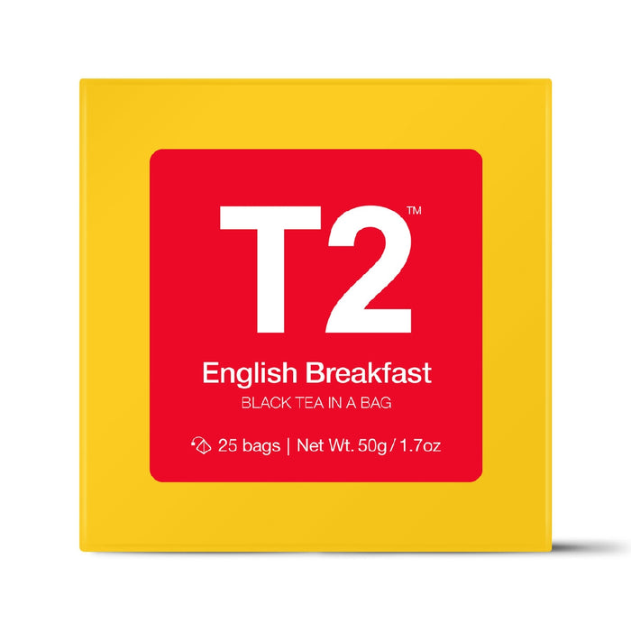 T2 Tea Bags 25's - English Breakfast