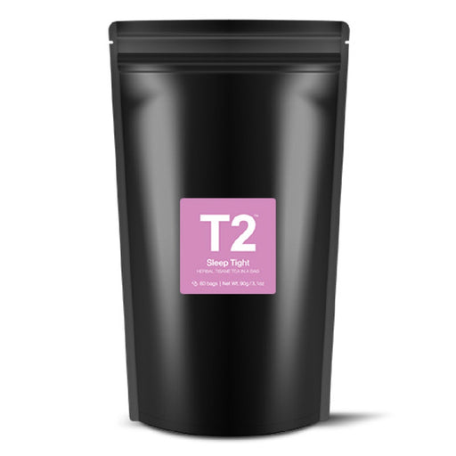 T2 Tea Bags Foil 60pk - Sleep Tight - Kitchen Antics