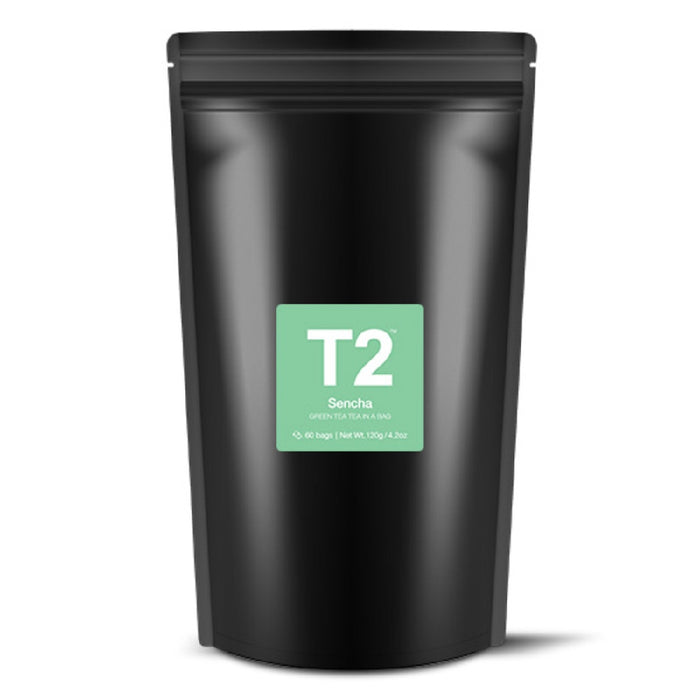 T2 Tea Bags Foil 60pk - Sencha