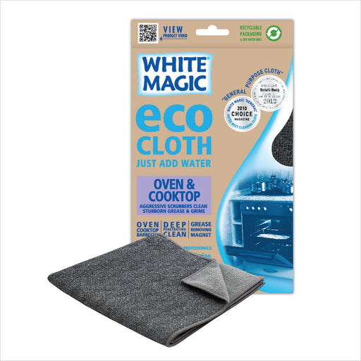 White Magic Microfibre Eco Cloth - Oven And Cooktop - Kitchen Antics