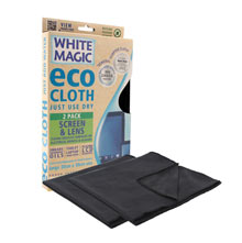 White Magic Microfibre Eco Cloth - Screen And Lens