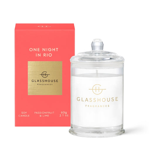 Glasshouse Candle 60g - One Night In Rio - Kitchen Antics
