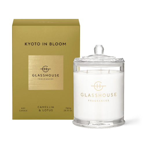 Glasshouse Candle 760g - Kyoto In Bloom - Kitchen Antics