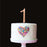 Cake & Candle Cake Topper - Rose Gold #1 - Kitchen Antics