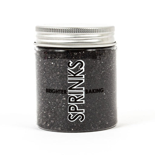 Sprinks BLACK SANDING SUGAR (85G) - Kitchen Antics