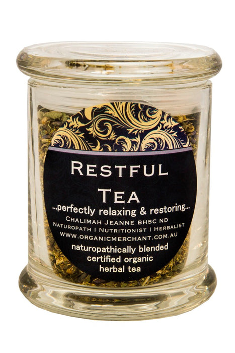 Organic Merchant Restful Tea - Jar