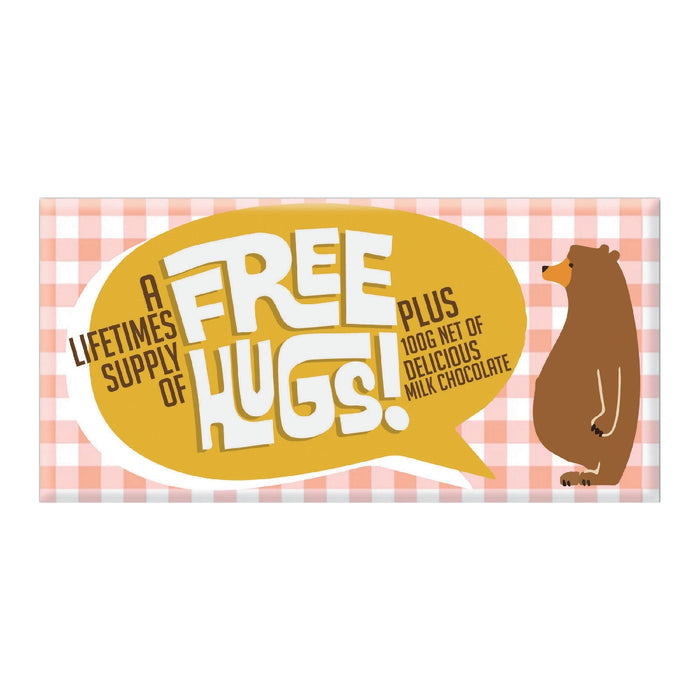 Free Hugs Chocolate 100g - Milk - Kitchen Antics