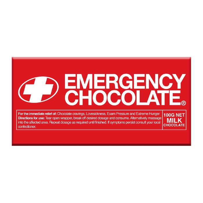 Emergency Chocolate 100g - Milk - Kitchen Antics